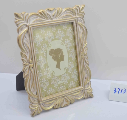 Vintage Mini 4x6 Picture Frame Antique Small Ornate Table Top Wall Mounting Photo Frame