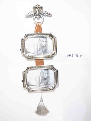 Resin Photo Frames Vintage Small Picture Frame with Velvet Cardboard Easel and Back Cardboard Stand for Tabletop and Wall Display