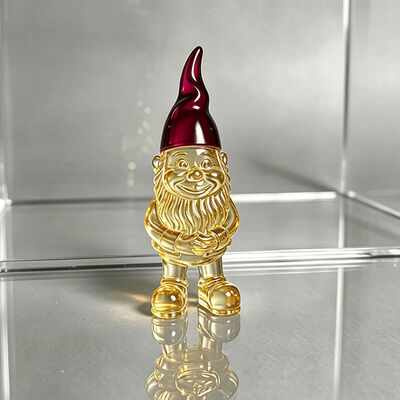 Decorative resin transparent figurine made with resin materials offering customizable options for home and office decoration