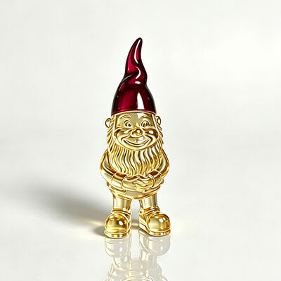 Decorative resin transparent figurine made with resin materials offering customizable options for home and office decoration